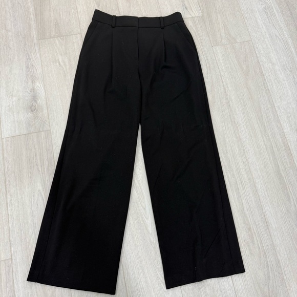 LOFT Black Wide Leg Women's Pants - Picture 2 of 3